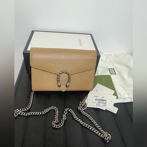 Gucci
Dionysus Long Chain Wallet leather crossbody bag